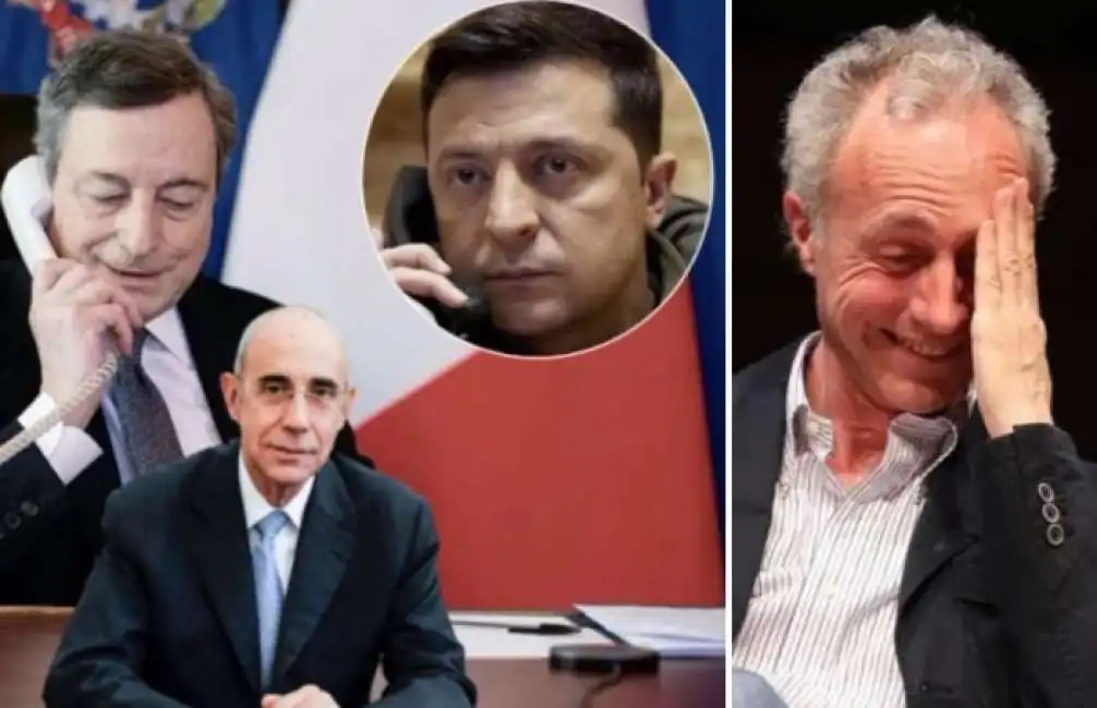 marco travaglio mario draghi volodymyr zelensky luigi mattiolo 