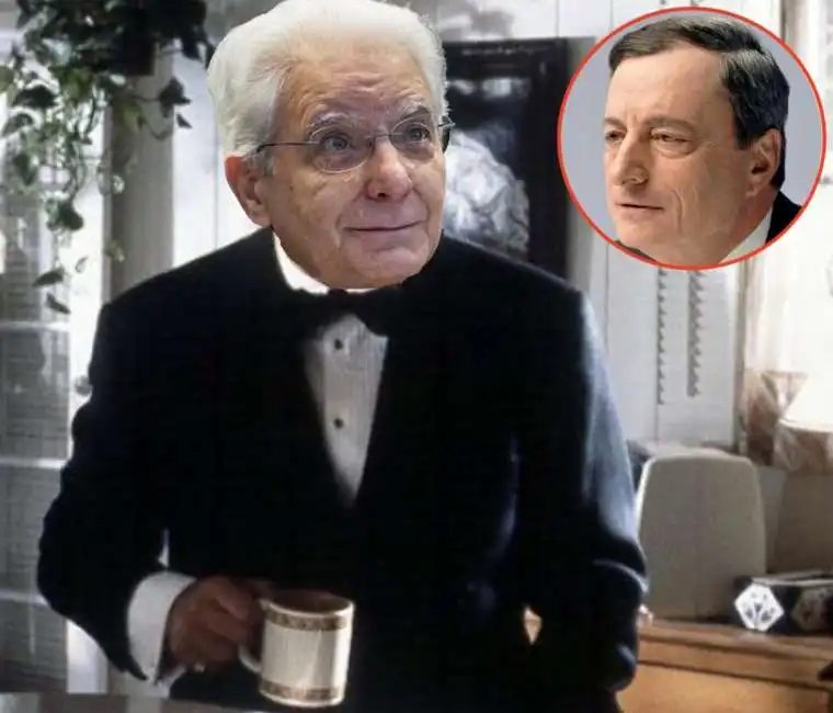 mario draghi sergio mattarella 