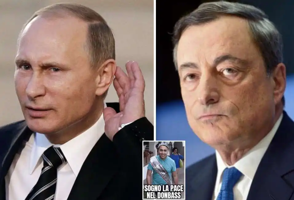 mario draghi vladimir putin luigi di maio 