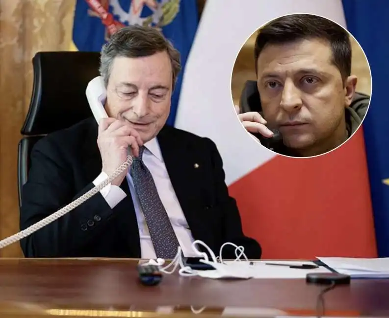 mario draghi volodymyr zelensky 