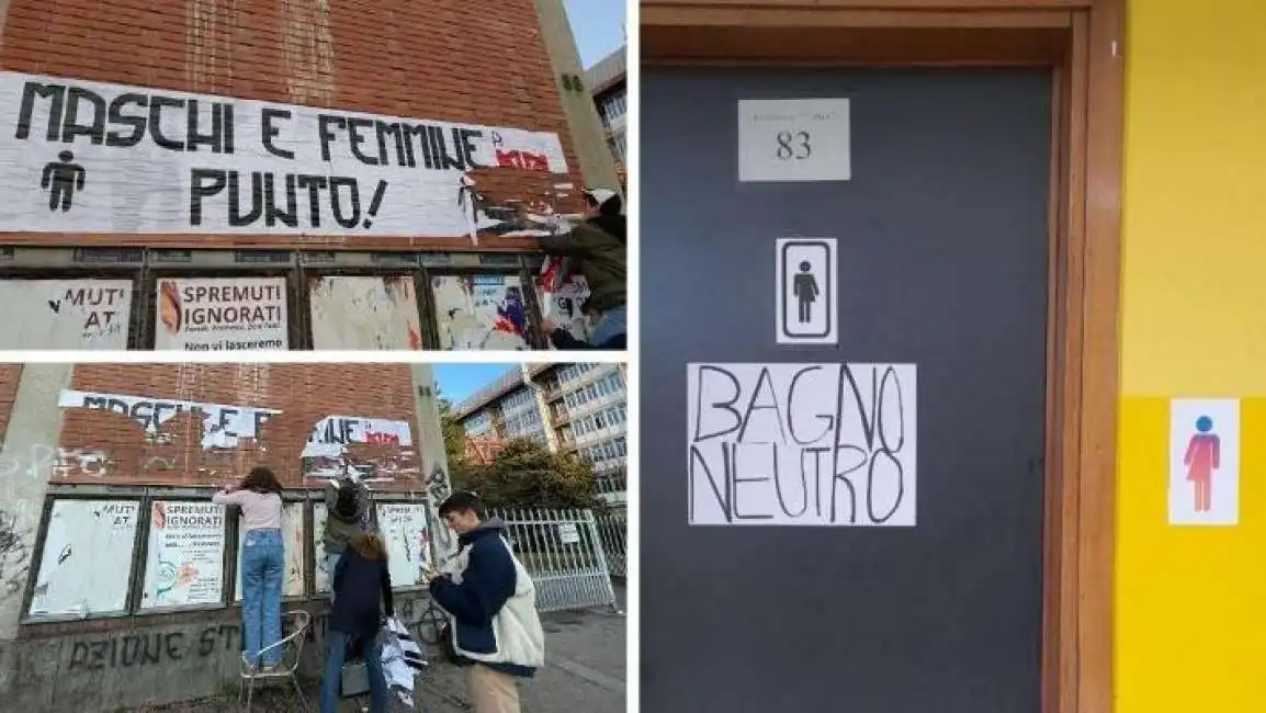 proteste bagno neutro liceo torino