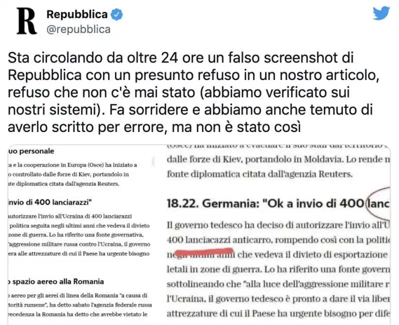 repubblica lanciacazzi 