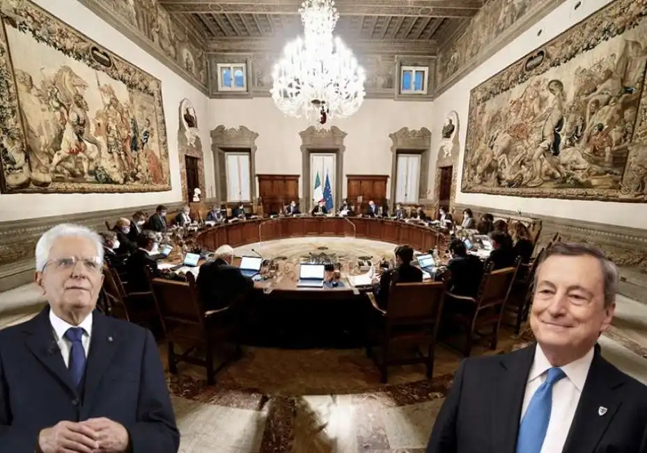 sergio mattarella mario draghi 