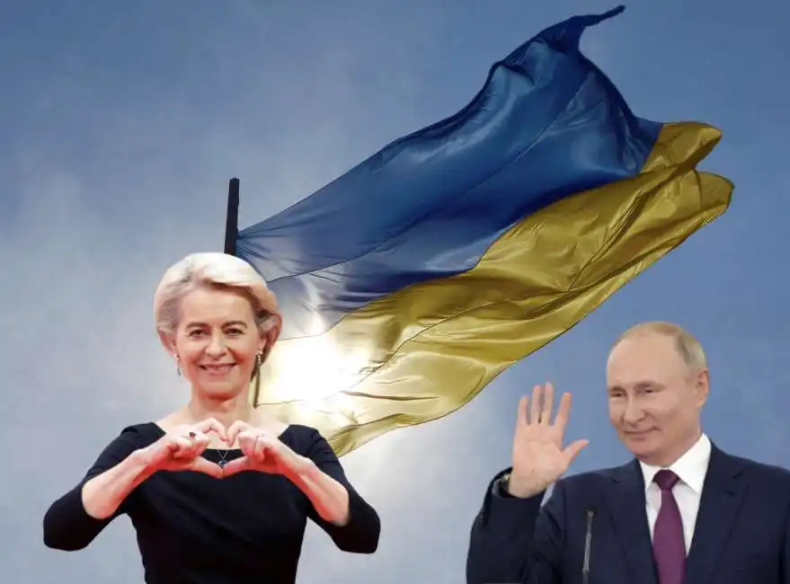 ucraina ursula von der leyen vladimir putin 