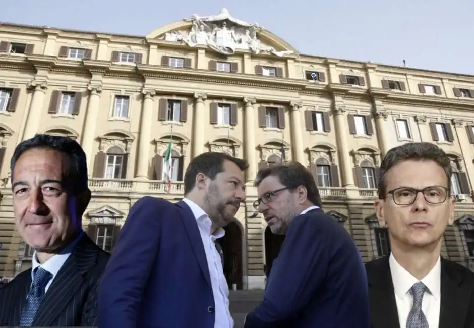 antonino turicchi giancarlo giorgetti matteo salvini riccardo barbieri 