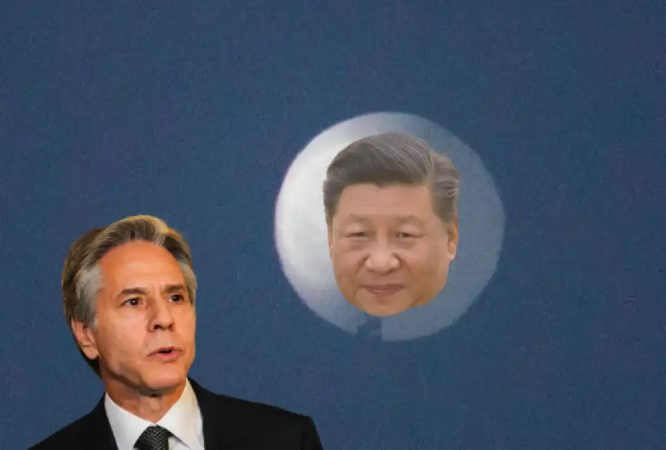 antony blinken xi jinping pallone cinese