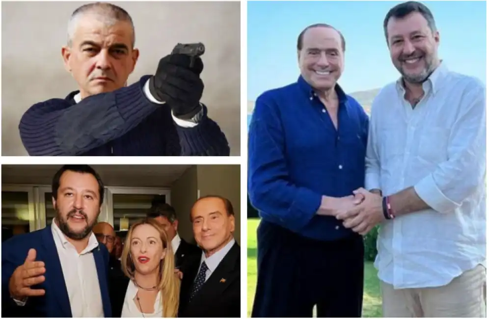 fazzolari berlusconi salvini meloni