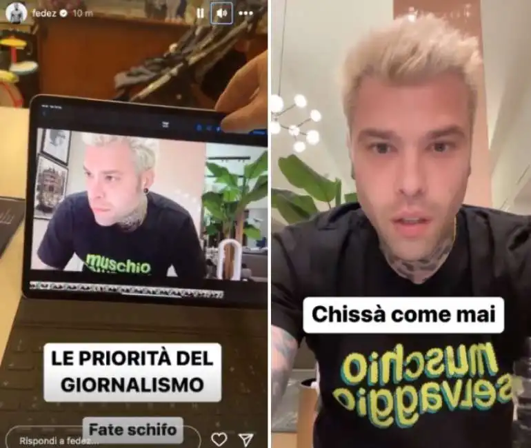 fedez contro fuori dal coro 