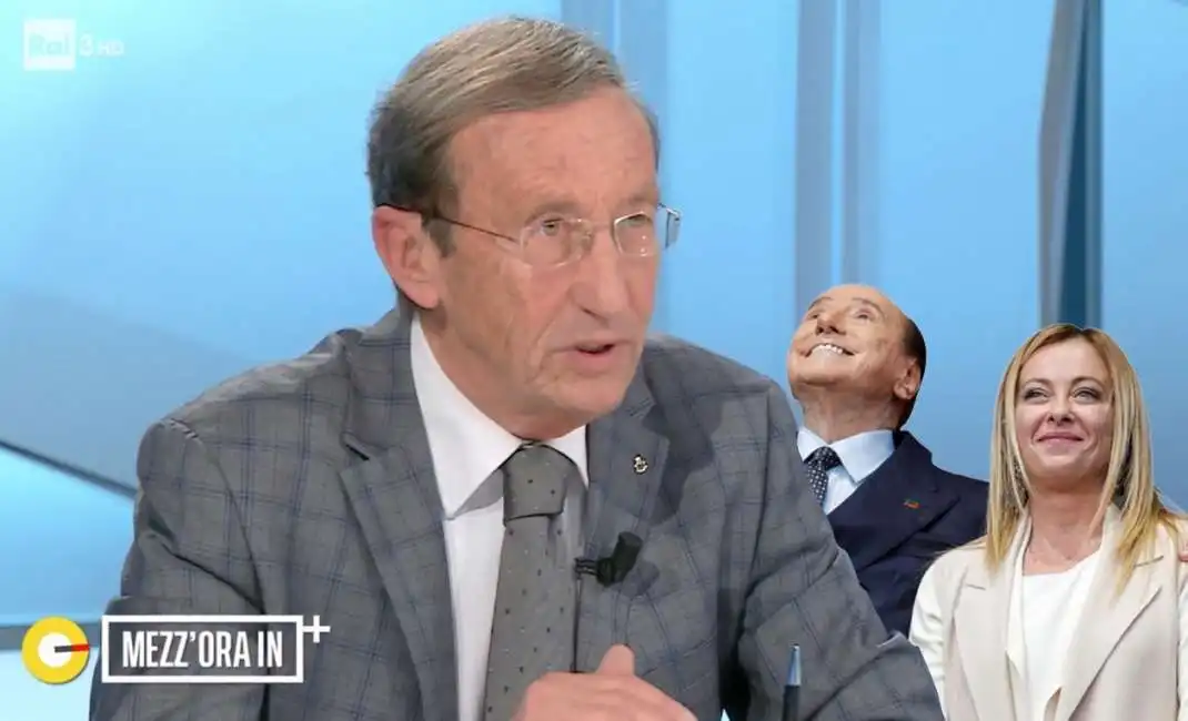 gianfranco fini giorgia meloni silvio berlusconi 