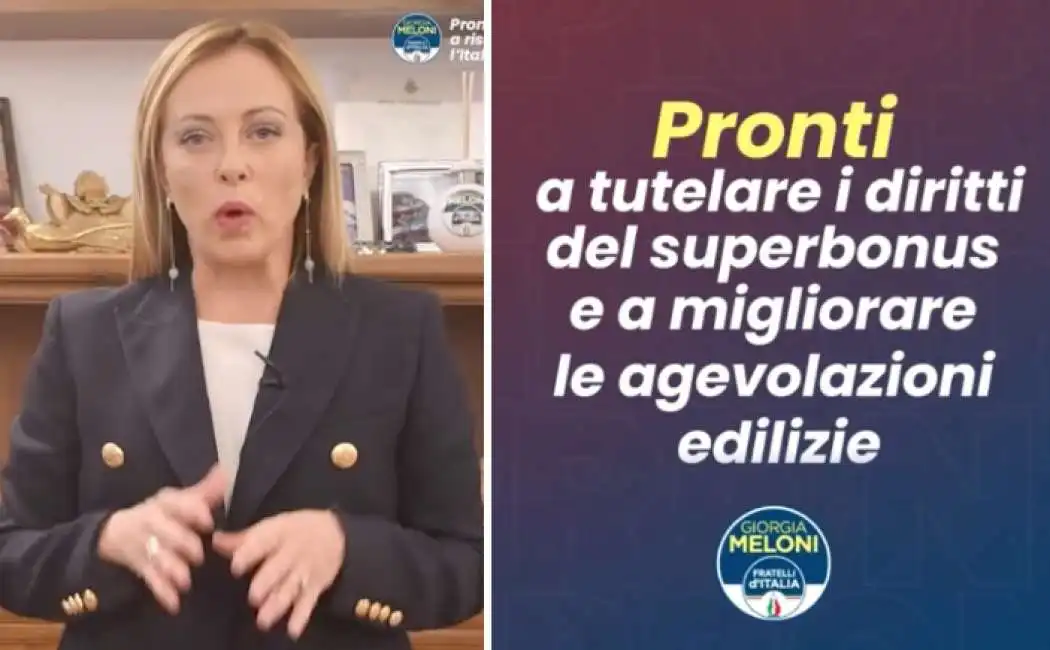 giorgia meloni superbonus