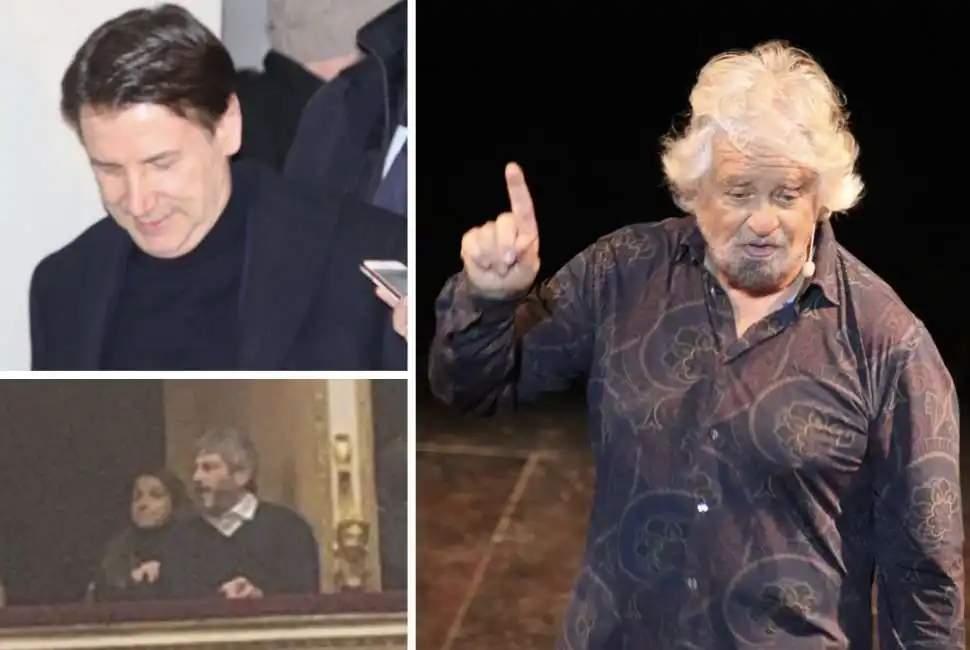 giuseppe conte beppe grillo roberto fico