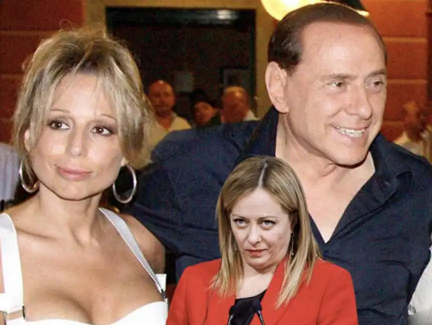 marina silvio berlusconi giorgia meloni 