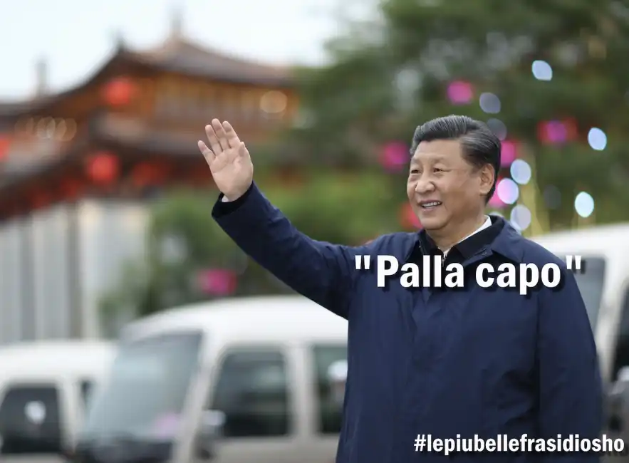 pallone spia cinese xi jinping - meme di osho 