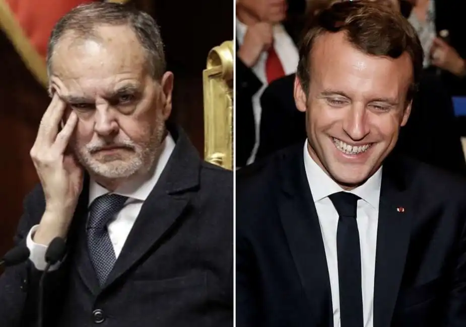 roberto calderoli emmanuel macron 