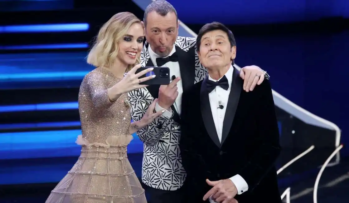 sanremo chiara ferragni amadeus gianni morandi