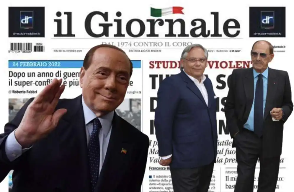 silvio berlusconi antonio giampaolo angelucci il giornale 