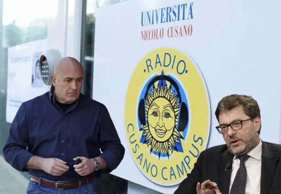 stefano bandecchi giancarlo giorgetti universita cusano campus radio cusano 