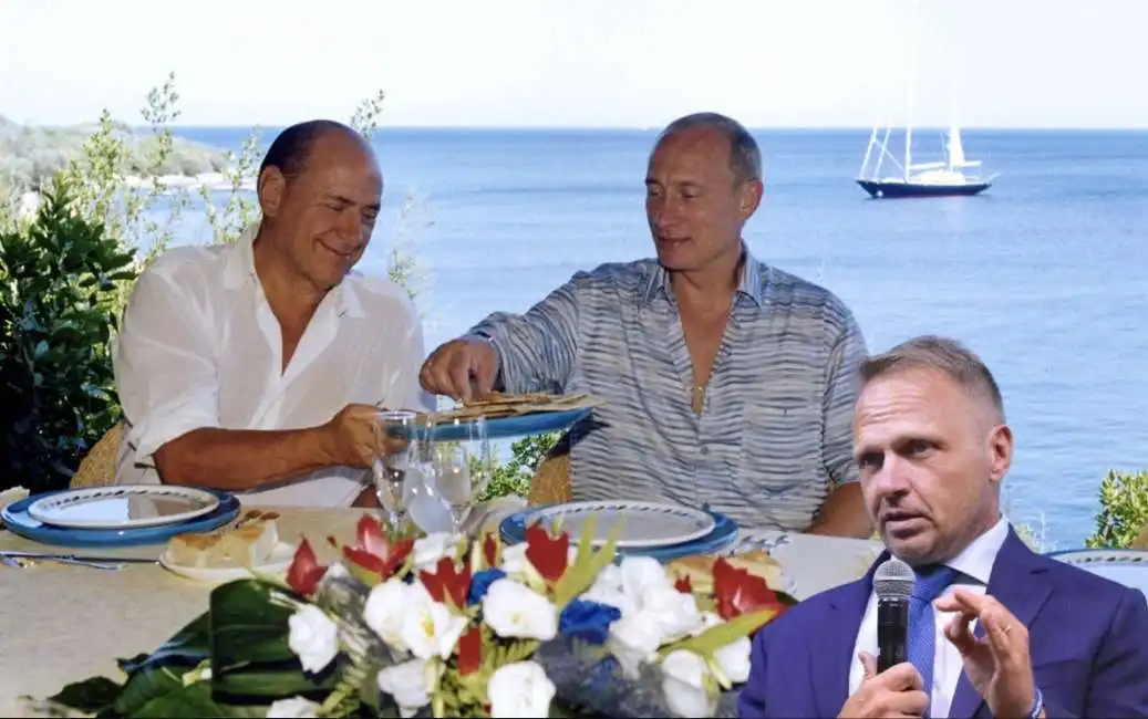 vladimir putin silvio berlusconi francesco lollobrigida 