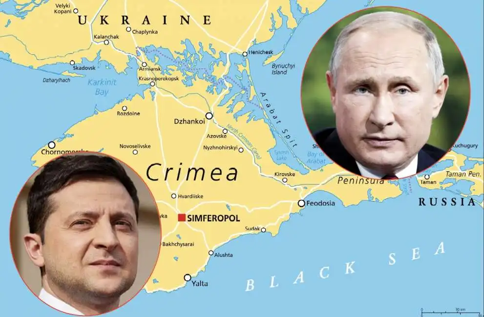 volodymyr zelensky vladimir putin crimea