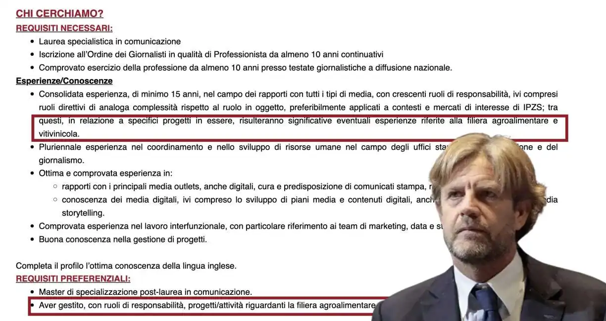 annuncio per ufficio stampa - poligrafico e zecca dello stato italiano francesco soro 