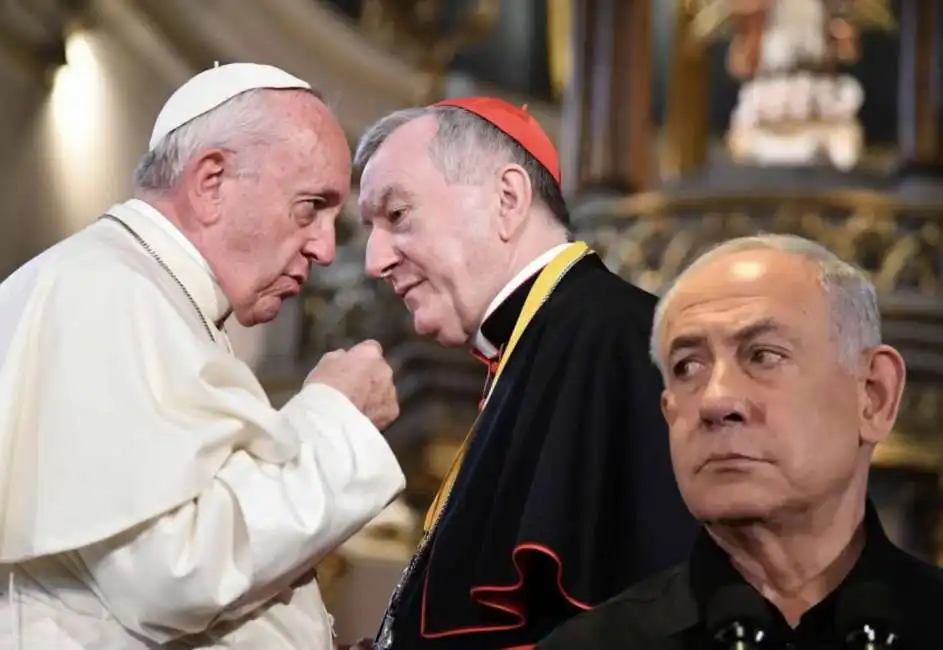 bergoglio pietro parolin papa francesco benjamin netanyahu 