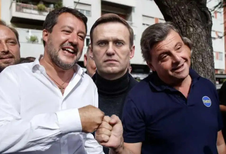 carlo calenda matteo salvini navalny