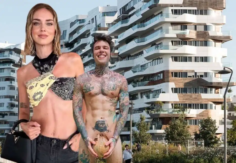 chiara ferragni fedez citylife a milano