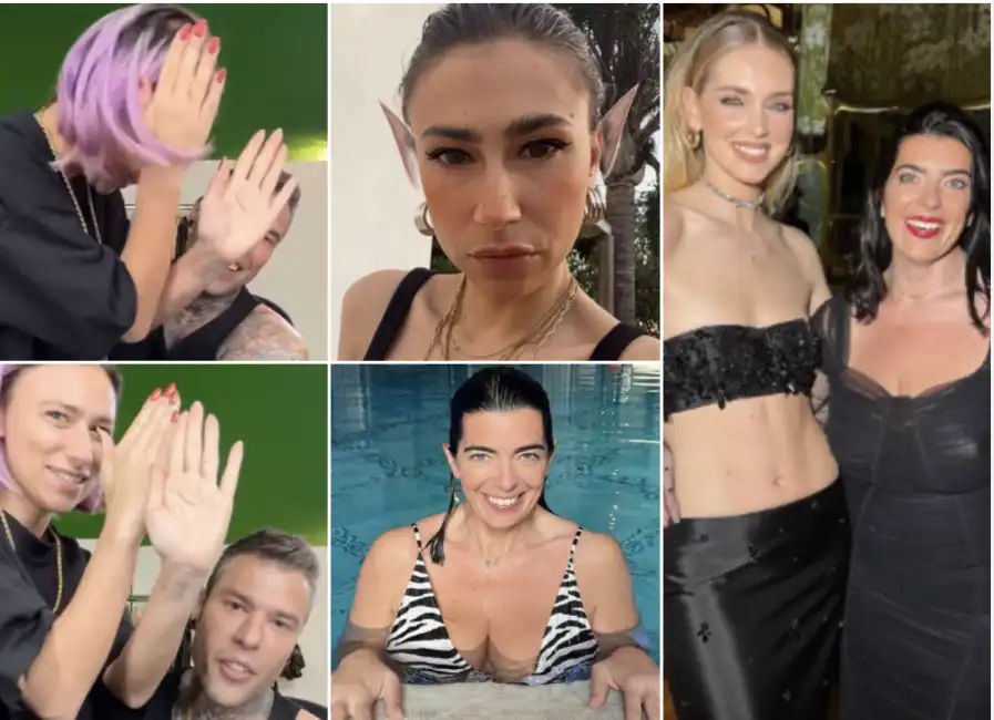 chiara ferragni fedez barbara di poggio eleonora sesana