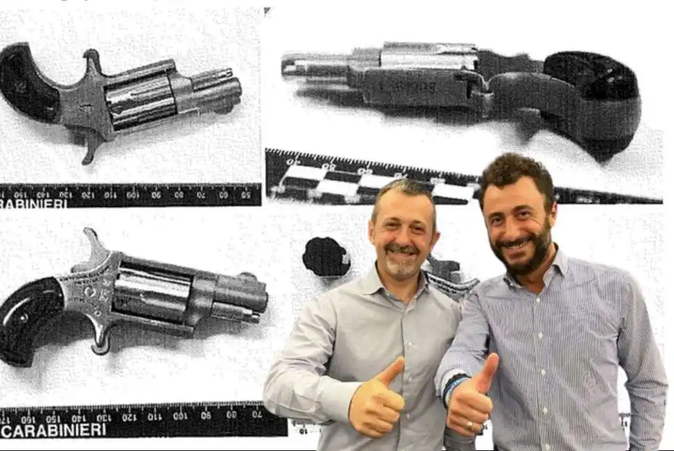 emanuele pozzolo andrea delmastro pistola mini revolver 