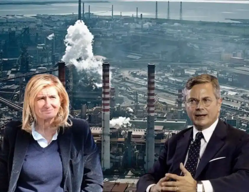 ex ilva taranto acciaieri d italia arcelor mittal lucia morselli bernardo mattarella