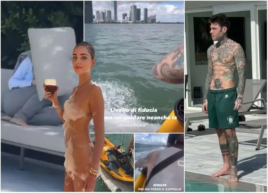 fedez a miami chiara ferragni