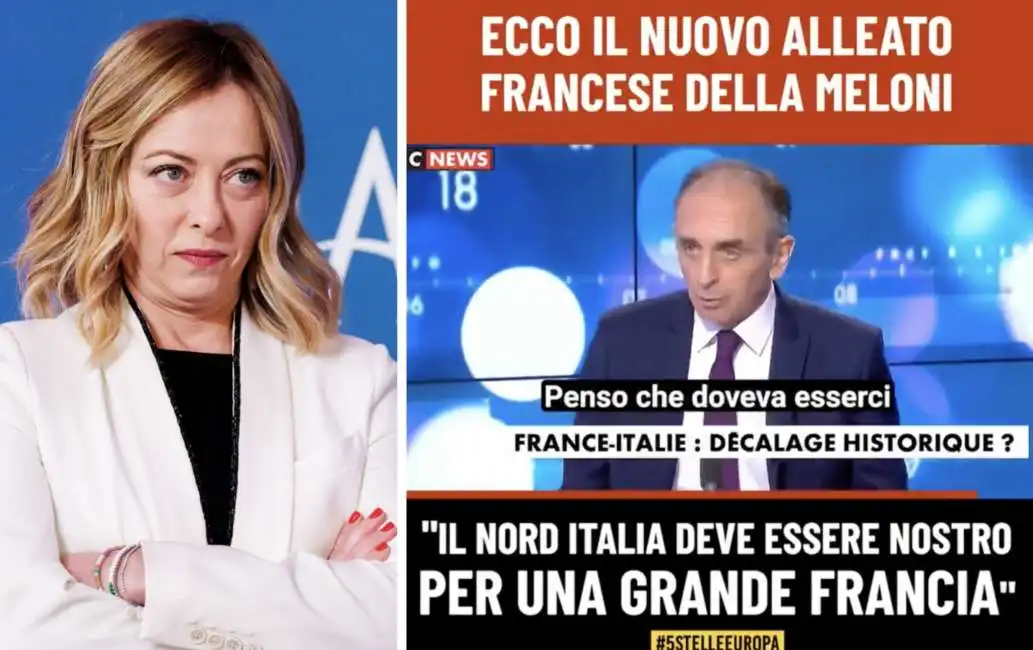 giorgia meloni eric zemmour