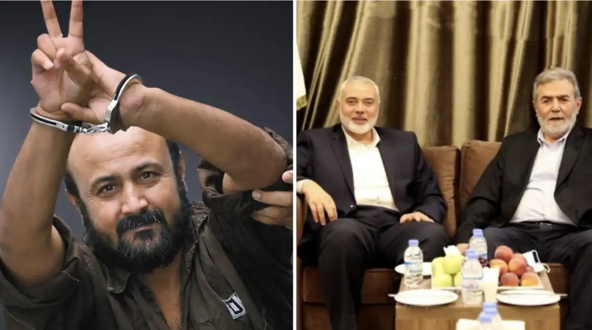 hamas ziad nakhaleh ismail haniyeh marwan barghouti 