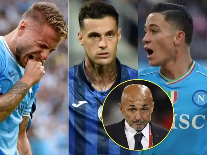 immobile scamacca raspadori spalletti 