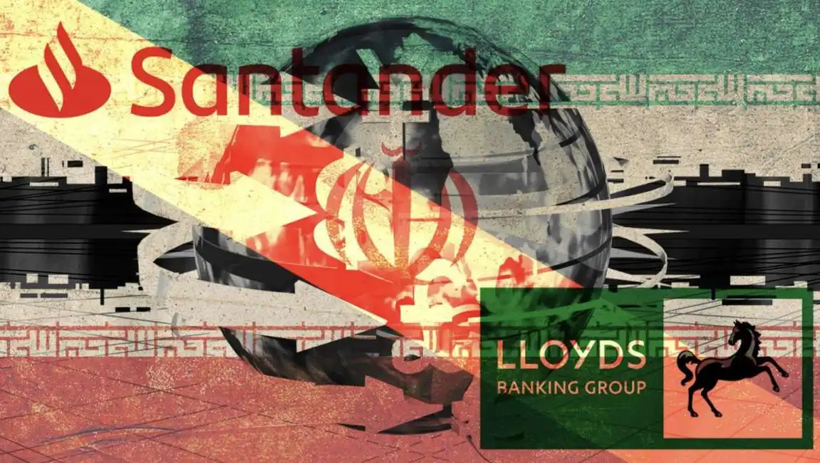 iran, lloyds e santander - 