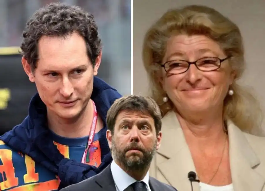 john elkann andrea agnelli margherita 