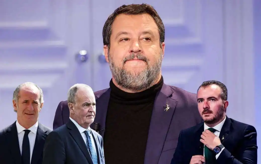 lega matteo salvini riccardo molinari luca zaia roberto calderoli