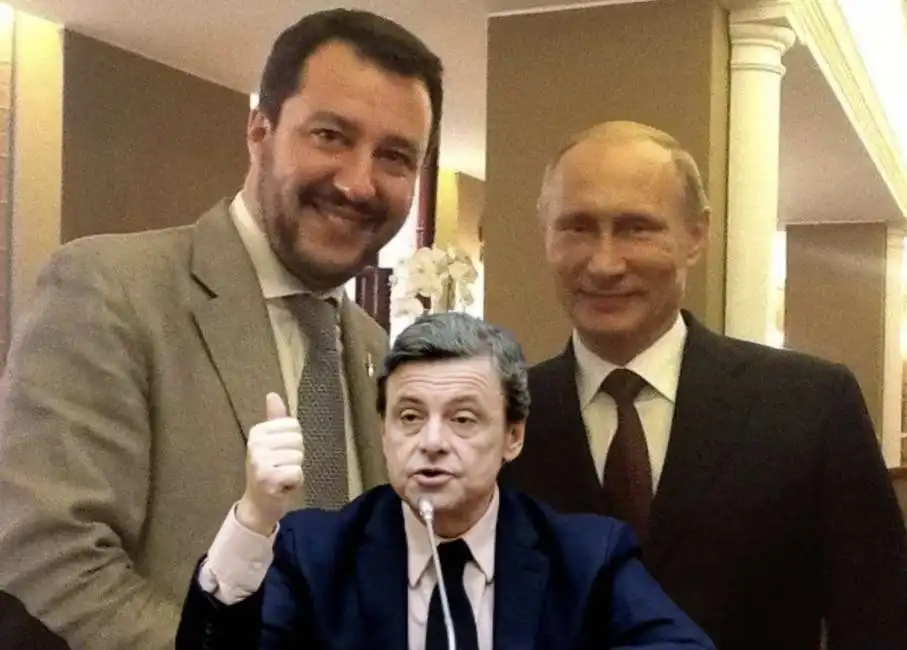 matteo salvini carlo calenda vladimir putin 