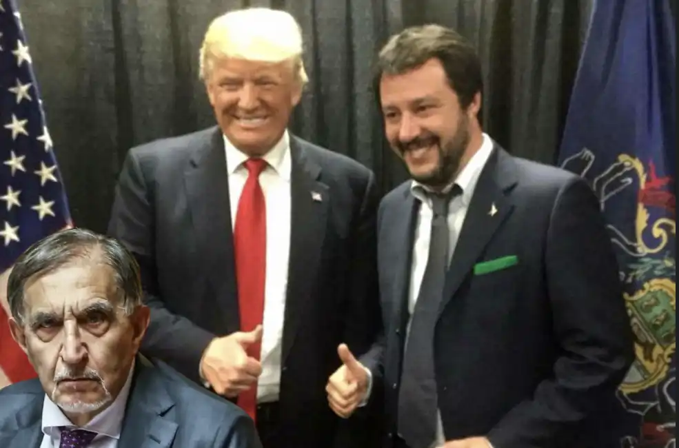 matteo salvini donald trump ignazio la russa