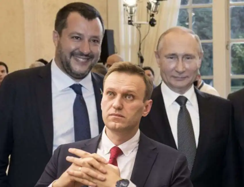 matteo salvini vladimir putin alexei navalny 