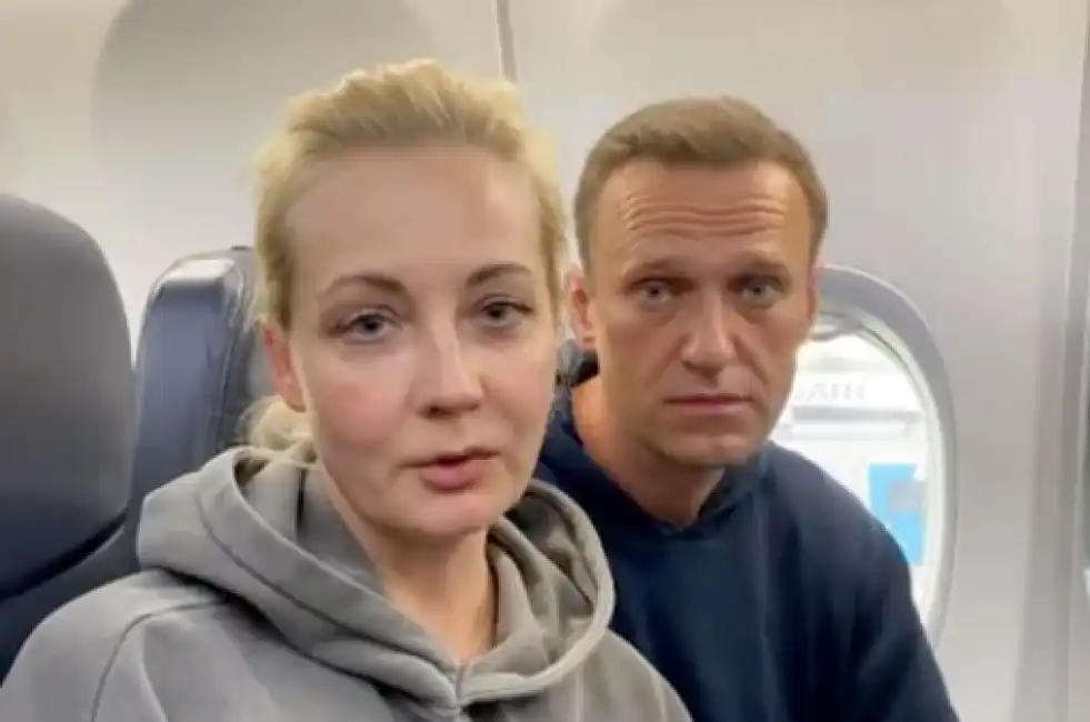 navalny e la moglie yulia