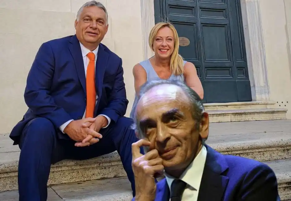 viktor orban giorgia meloni eric zemmour