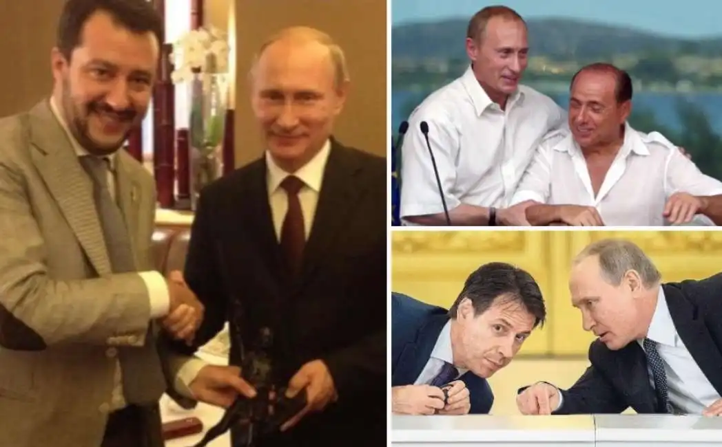 vladimir putin silvio berlusconi matteo salvini giuseppe conte