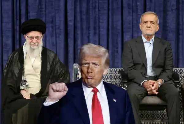 ali khamenei masoud pezeshkian donald trump 