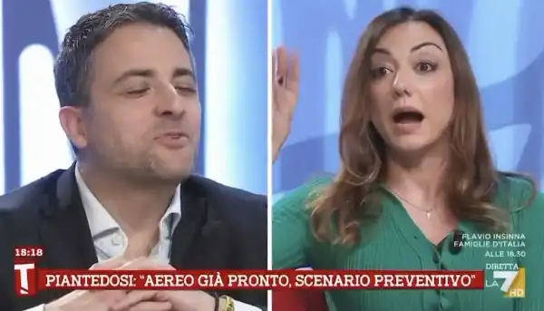 augusta montaruli abbaia contro marco furfaro a tagada 3