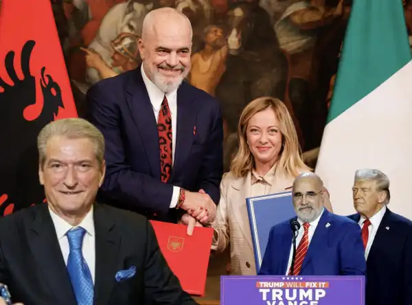 berisha edi rama giorgia meloni chris lacivita donald trump 