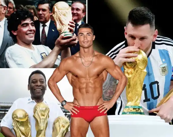 cristiano ronaldo messi maradona pele 