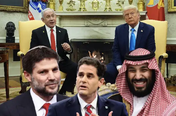 donald trump benjamin netanyahu bezelal smotrich mohammed bin salman 