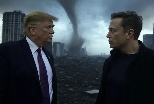 donald trump elon musk tornado cambiamento climatico