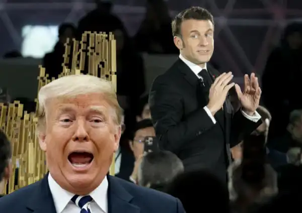 donald trump emmanuel macron 